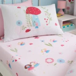 Pack Of 2 Toadsool Fairies Polycotton Fitted Sheets -IT Luggage Kids Sales Store 30957221 alt01