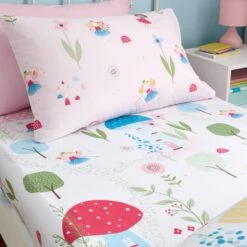 Pack Of 2 Toadsool Fairies Polycotton Fitted Sheets -IT Luggage Kids Sales Store 30957221 alt02