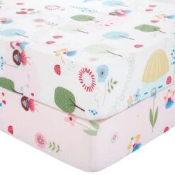 Pack Of 2 Toadsool Fairies Polycotton Fitted Sheets