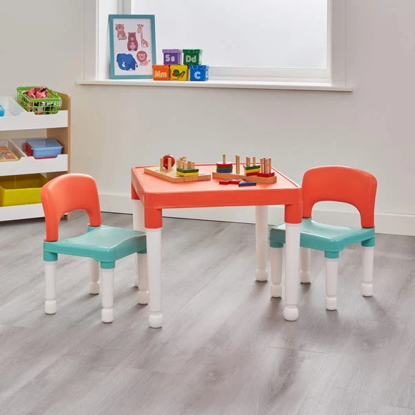 Liberty House Kids Plastic Table And Two Chairs Set 3 Liberty House Kids Plastic Table And Two Chairs Set - Image 3