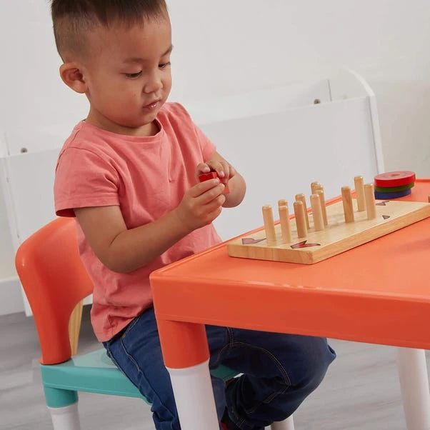 Liberty House Kids Plastic Table And Two Chairs Set 5 Liberty House Kids Plastic Table And Two Chairs Set - Image 5