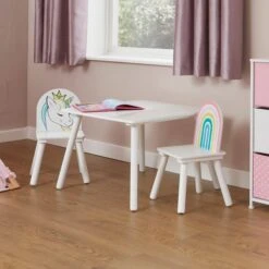 Liberty House Kids Unicorn Table And Two Chair Set -IT Luggage Kids Sales Store 30960904 alt02