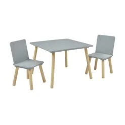 Liberty House Kids Table And Two Chairs Set, Pine -IT Luggage Kids Sales Store 30960906 alt03