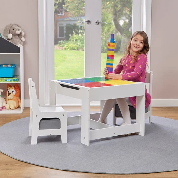 Liberty House Kids Wooden Activity Table Set With Two Storage Boxes 1 Liberty House Kids Wooden Activity Table Set With Two Storage Boxes