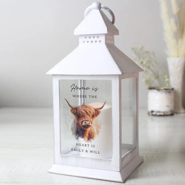 Personalised Highland Cow LED Lantern 3 Personalised Highland Cow LED Lantern - Image 3