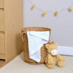 Clair De Lune Cot Size Cellular Cotton Blanket