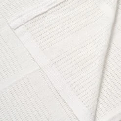 Clair De Lune Cot Size Cellular Cotton Blanket -IT Luggage Kids Sales Store 30961470 alt02