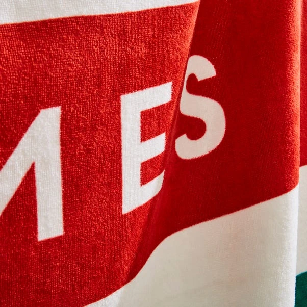 XL Slogan Stripe Beach Towel 2 XL Slogan Stripe Beach Towel - Image 2