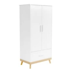 Babymore Mona Nursery Wardrobe, White -IT Luggage Kids Sales Store 30964236 alt03