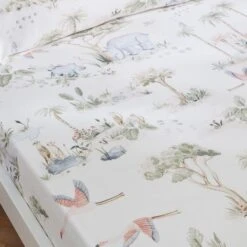 Pack Of 2 Savannah 100% Cotton Fitted Sheets 12 Pack Of 2 Savannah 100% Cotton Fitted Sheets -IT Luggage Kids Sales Store 30964392 alt02