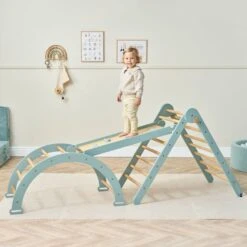 Tutti Bambini Scala Montessori 3 In 1 Pikler Climbing Frame With Climbing Wall -IT Luggage Kids Sales Store 30969049