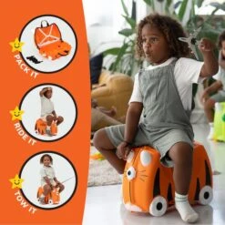 Trunki Tipu The Tiger Ride On Suitcase -IT Luggage Kids Sales Store 30975819 alt03