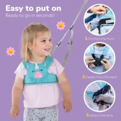 Trunki Toddlepak Una The Unicorn Walking Reins Safety Harness -IT Luggage Kids Sales Store 30975836 alt04