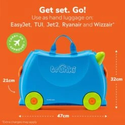 Trunki Terrance Ride On Suitcase -IT Luggage Kids Sales Store 30975837 alt05