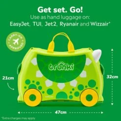 Trunki Dudley The Dinosaur Ride On Suitcase 12 Trunki Dudley The Dinosaur Ride On Suitcase -IT Luggage Kids Sales Store 30975838 alt05