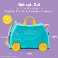 Trunki Una The Unicorn Ride On Suitcase -IT Luggage Kids Sales Store 30975855 alt05