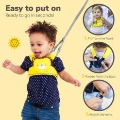 Trunki Toddlepak Leeroy The Lion Walking Reins Safety Harness -IT Luggage Kids Sales Store 30975886 alt04