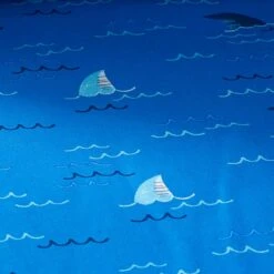 Catherine Lansfield Jawsome Shark Polycotton Fitted Sheet -IT Luggage Kids Sales Store 30977397 alt04