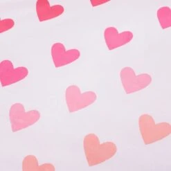 Catherine Lansfield Hearts And Stripes Single Fitted Sheet -IT Luggage Kids Sales Store 30977420 alt04