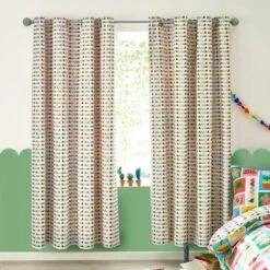 Catherine Lansfield Curious Caterpillar Blackout Eyelet Curtains -IT Luggage Kids Sales Store 30977426 alt05