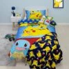 Pokemon Retro Reversible Single Duvet Cover & Pillowcase Set