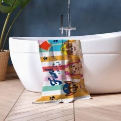 Paw Patrol Sunny Cotton Beach Towel -IT Luggage Kids Sales Store 30977929 alt02