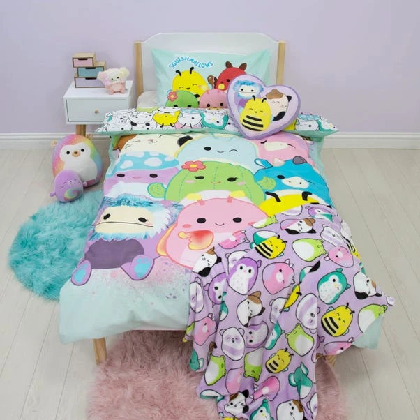 Squishmallows Flash Reversible Single Duvet Cover & Pillowcase Set 1 Squishmallows Flash Reversible Single Duvet Cover & Pillowcase Set