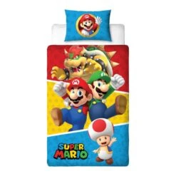 Nintendo Super Mario Splitter Reversible Single Duvet & Pillowcase Set -IT Luggage Kids Sales Store 30977935 alt06