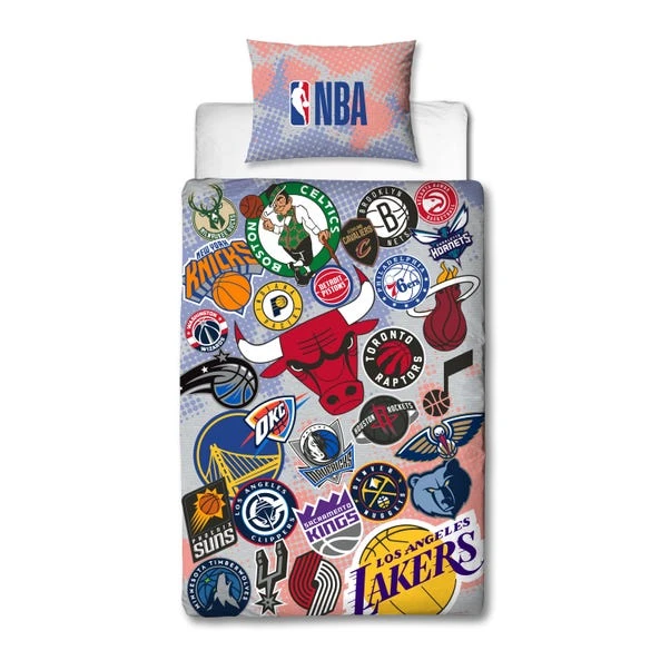 NBA Divide Reversible Single Duvet & Pillowcase Set 6 NBA Divide Reversible Single Duvet & Pillowcase Set - Image 6