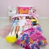 Barbie Unboxed Reversible Single Duvet Cover & Pillowcase Set