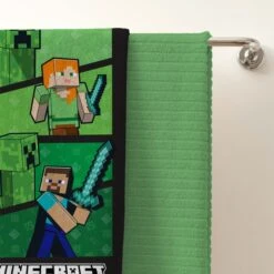 Minecraft Plater Cotton Beach Towel -IT Luggage Kids Sales Store 30977963 alt02