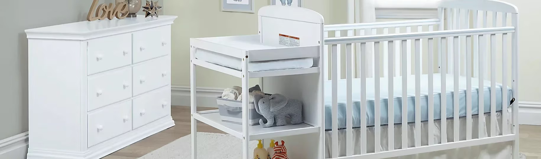 IT Luggage Kids Sales Store -IT Luggage Kids Sales Store julian park white crib and changer 39124920 alt image 1